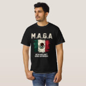 MAGAメキシコ人はどこにも行かない Tシャツ (正面フル)
