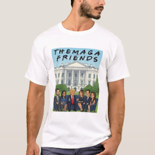 MAGA仲間と楽しむユーモア政治風刺 Tシャツ