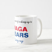 MAGA涙2020バイデン氏トランプ選挙マグ コーヒーマグカップ (正面右)