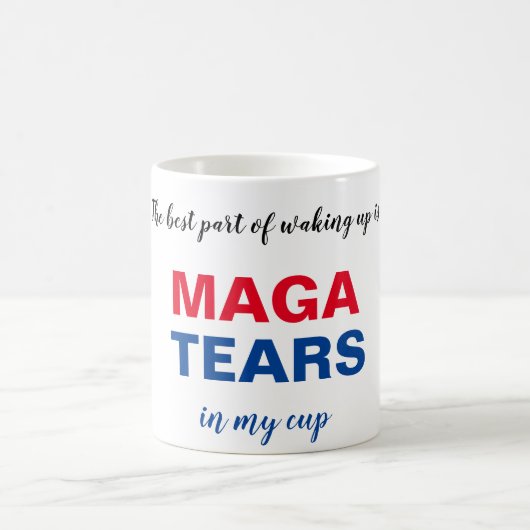 MAGA涙2020バイデン氏トランプ選挙マグ コーヒーマグカップ (中央)
