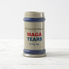 MAGA涙2020バイデン氏トランプ選挙マグ ビールジョッキ