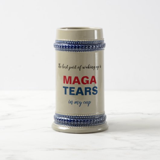 MAGA涙2020バイデン氏トランプ選挙マグ ビールジョッキ (中央)