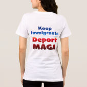 MAGA追放 レディースTシャツ トライブレンドTシャツ (裏面)