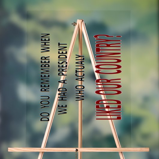 MAGA アクリルサイン (ニュートラル)