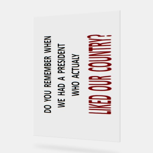 MAGA アクリルサイン (傾斜)