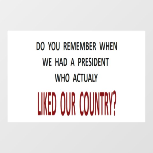 MAGA ウィンドウサイン (シート)