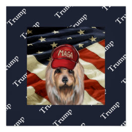 MAGA オーストラリアン・テリア ポスター
