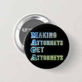 MAGA- – メイキング弁護士は弁護士、米国国旗を取得 缶バッジ (正面&裏面)