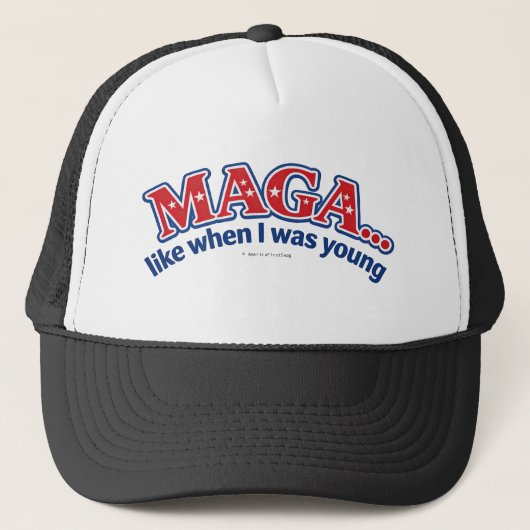 MAGA...私が若かった頃みたいに - キャップ (正面)