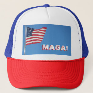 MAGA! 米国旗 キャップ