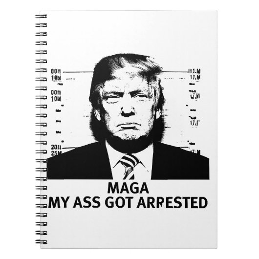 MAGA 起訴 ノートブック (正面)