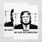 MAGA 起訴 招待状 (正面/裏面)