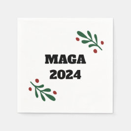 MAGA 2024クリスマス スタンダードカクテルナプキン
