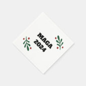 MAGA 2024クリスマス スタンダードカクテルナプキン (角)