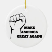MAGA 2024 Christmas Tree Ornament Decor セラミックオーナメント (裏面)