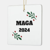 MAGA 2024 Christmas Tree Ornament Decor セラミックオーナメント (左)