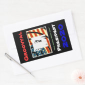 MAGA (Make America Groovy Again)スタンプ 長方形シール (封筒)