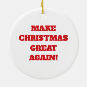 MAGA Peanut the Squirrel Nuts for Trump セラミックオーナメント (裏面)