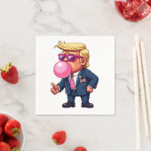 Maga Trump誇りを持った Pixel President Inaguation Day スタンダードカクテルナプキン (インサイチュ)