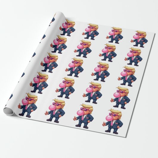 Maga Trump誇りを持った Pixel President Inaguation Day ラッピングペーパー (アンロールド)