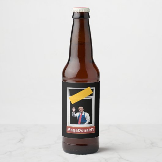 MAGADonald's トランプ 2024 ビールラベル (正面)