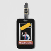 MAGADonald's トランプ 2024 ラゲッジタグ (正面縦)