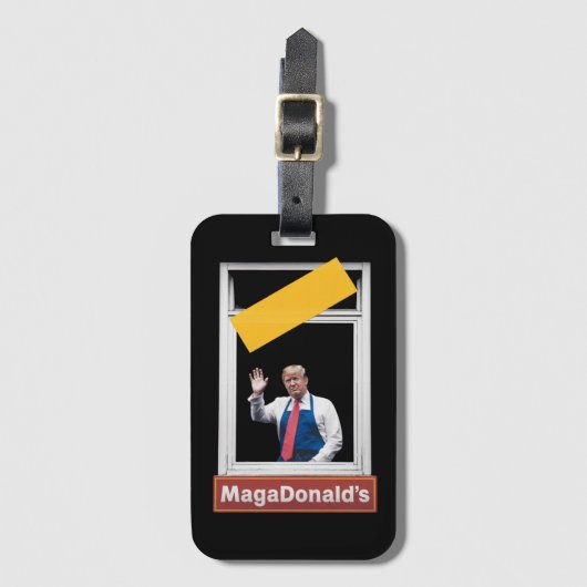 MAGADonald's Trump 2024 ラゲッジタグ (正面縦)