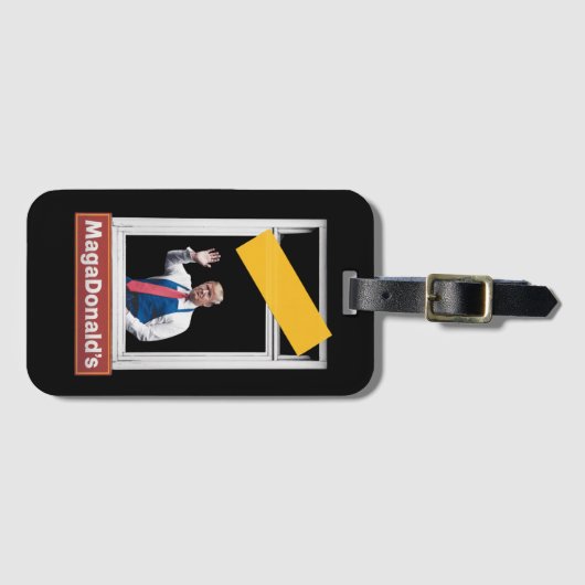 MAGADonald's Trump 2024 ラゲッジタグ (正面横)