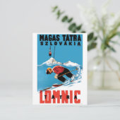 Magas Tatra、スロバキアでスキー ポストカード (スタンド正面)