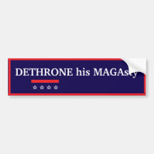 MAGAsty皇帝を廃位せよ バンパーステッカー