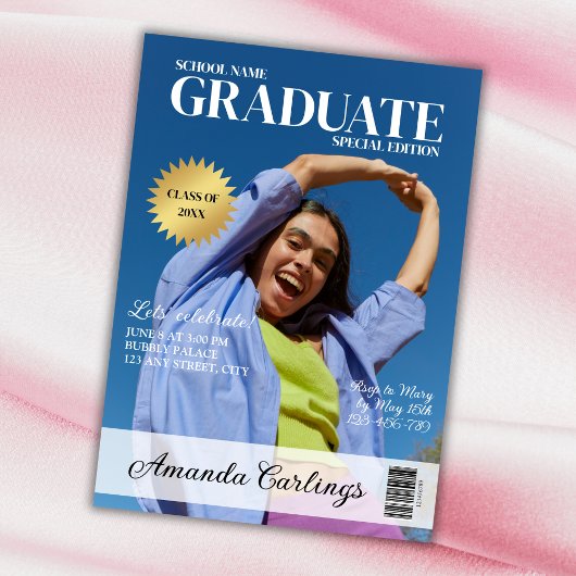 Magazineユニーク Graduate Photo 2024卒業 招待状