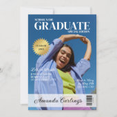 Magazineユニーク Graduate Photo 2024卒業 招待状 (正面)