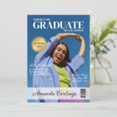 Magazineユニーク Graduate Photo 2024卒業 招待状 (スタンド正面)