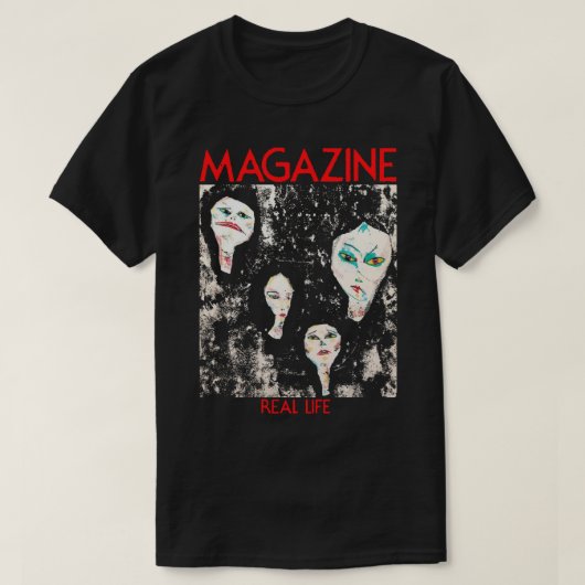 Magazine - 実在 Life Premium T-Shirt Tシャツ (デザイン正面)