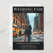 Magazine Cover 結婚's in the City 招待状 (正面)