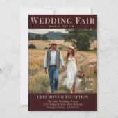 Magazine Cover 結婚's in the Country 招待状 (正面)