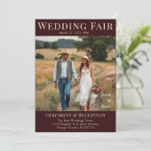 Magazine Cover 結婚's in the Country 招待状 (スタンド正面)