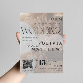 Magazine Cover 2 Photo Wedding  招待状