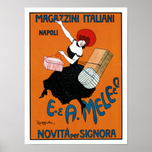 Magazzini Italiani ~ E. A. Mele co. ポスター