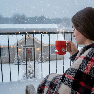 MagChillin' With My Snowmies かわいい雪だるま 冬 コーヒーマグカップ