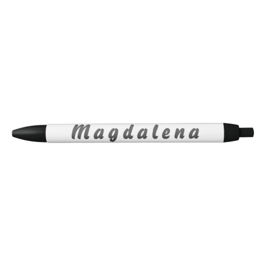 Magdalena Kugelschreiber 黒ボールペン (正面)