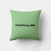 Magdeburg, DDR, Magdeburg,ドイツ(Ossi) クッション (裏面)