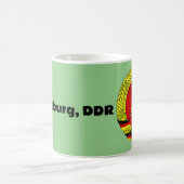 Magdeburg, DDR, Magdeburg,ドイツ(Ossi) コーヒーマグカップ (中央)