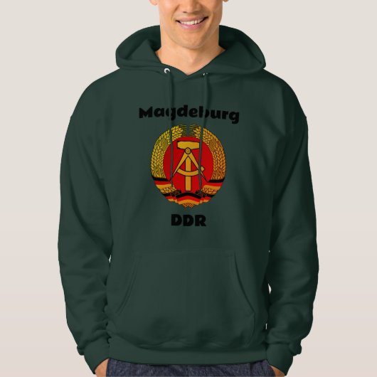 Magdeburg, DDR, Magdeburg,ドイツ(Ossi) パーカ (正面)