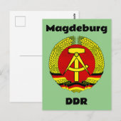 Magdeburg, DDR, Magdeburg,ドイツ(Ossi) ポストカード (正面/裏面)