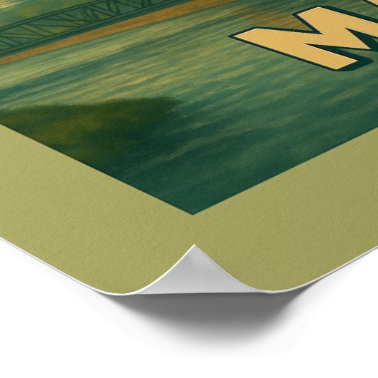 Magdeburg Germany City Art ポスター (角)