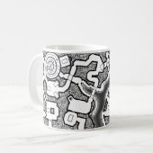 Mage主のMugクリプト コーヒーマグカップ (正面左)