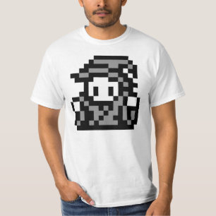 Mage 16x16の妖精ピクセル芸術のTシャツ Tシャツ