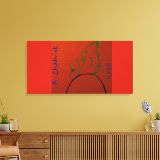 Mage Elder Character Art キャンバスプリント (インサイチュ (リビング))