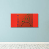 Mage Elder Character Art キャンバスプリント (インサイチュ (ウッドフロア))